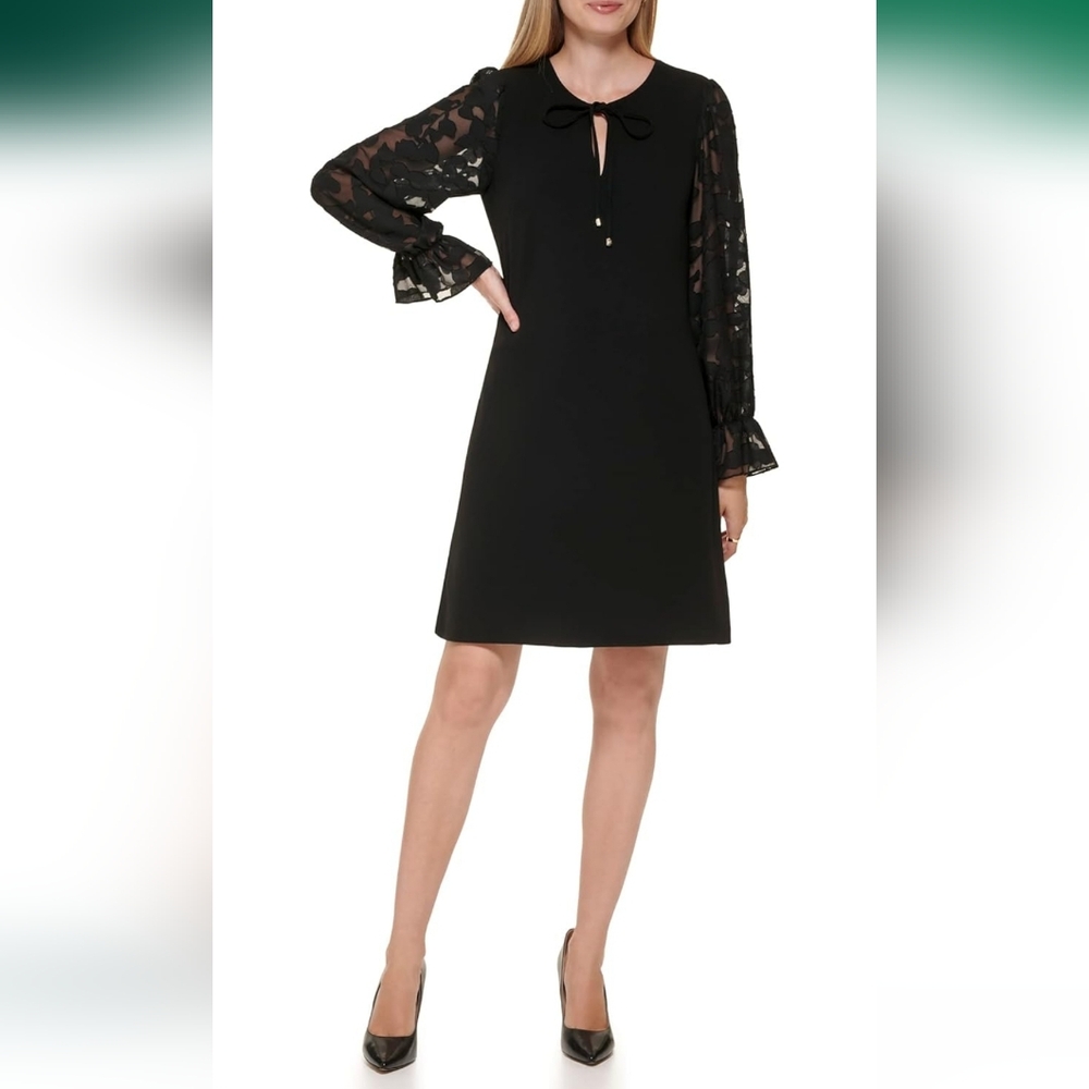 Tommy Hilfiger Dress With Lace Sleeves